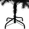 vidaXL Künstlicher Weihnachtsbaum mit Ständer Schwarz 120 cm PVC 329179 Bild 5