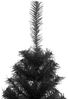 vidaXL Künstlicher Weihnachtsbaum mit Ständer Schwarz 120 cm PVC 329179 Bild 3