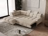MOEBLO Ecksofa BUN aus Bouclé, mit Schlaffunktion, Bettkasten und verstellbaren Kopfstützen – modernes Polsterecksofa für Wohnzimmer, Eckcouch Wohnlandschaft Sofa mit Ottomane Eckgarnitur Polsterecke, (BxHxT): 276 x 78 x 209 cm Bild 3