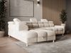 MOEBLO Ecksofa BUN aus Bouclé, mit Schlaffunktion, Bettkasten und verstellbaren Kopfstützen – modernes Polsterecksofa für Wohnzimmer, Eckcouch Wohnlandschaft Sofa mit Ottomane Eckgarnitur Polsterecke, (BxHxT): 276 x 78 x 209 cm Bild 4