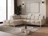 MOEBLO Ecksofa BUN aus Bouclé, mit Schlaffunktion, Bettkasten und verstellbaren Kopfstützen – modernes Polsterecksofa für Wohnzimmer, Eckcouch Wohnlandschaft Sofa mit Ottomane Eckgarnitur Polsterecke, (BxHxT): 276 x 78 x 209 cm Bild 2