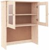 Sideboard-Aufsatz ALTA 77x30x92 cm Massivholz Kiefer j3417p Bild 5