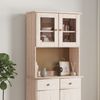 Sideboard-Aufsatz ALTA 77x30x92 cm Massivholz Kiefer j3417p Bild 2