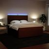 vidaXL Boxspringbett mit Matratze Rosa 180x200 cm Samt 3294717 Bild 4