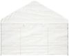 vidaXL Pavillon mit Dach Weiß 11,15x4,08x3,22 m Polyethylen 3155489 Bild 3