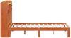 vidaXL Massivholzbett mit Regal ohne Matratze Wachsbraun 140x200 cm 3322619 Bild 5