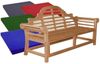 Bankauflage 170x47 cm für Gartenbank Caserta - schwarz Bild 3