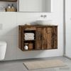 vidaXL Badezimmerschrank Inzwischen Altholz 30 x 44,5 x 50 cm 890356 Bild 4