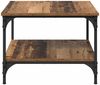 vidaXL Couchtisch Altholz 55 x 55 x 40 cm Holzwerkstoff 881899 Bild 5