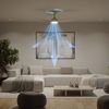 Philips LED Deckenleuchte Fixed 24W DC-Ventilator 30W, fixe Rotorblätter, ⌀ 106cm, weiß, CCT - über Fernbedienung, Dimmer, Dimmfunktion, Ein-/Ausschalter, Farbsteuerung, Fernbedienung, Infrarot inkl, Memoryfunktion, Ventilatorfunktion, dimmbar über Fer... Bild 3