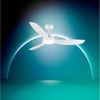 Philips LED Deckenleuchte Fixed 24W DC-Ventilator 30W, fixe Rotorblätter, ⌀ 106cm, weiß, CCT - über Fernbedienung, Dimmer, Dimmfunktion, Ein-/Ausschalter, Farbsteuerung, Fernbedienung, Infrarot inkl, Memoryfunktion, Ventilatorfunktion, dimmbar über Fer... Bild 2