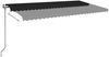 vidaXL Automatische Markise mit LED & Windsensor 600x350 cm Anthrazit 3069254 Bild 3