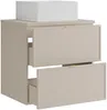 Vente-unique - ONDIL Waschbeckenmöbel Holz, Platte Beige - B 45 cm x H 60 cm x L 60 cm Bild 4