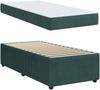vidaXL Bettrahmen mit Matratze Dunkelgrün 80 x 200 cm Stoff 3398324 Bild 5