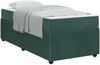 vidaXL Bettrahmen mit Matratze Dunkelgrün 80 x 200 cm Stoff 3398324 Bild 2