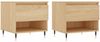 vidaXL Couchtische 2 Stk. Sonoma-Eiche 50x46x50 cm Holzwerkstoff 830899 Bild 2