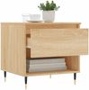 vidaXL Couchtische 2 Stk. Sonoma-Eiche 50x46x50 cm Holzwerkstoff 830899 Bild 4