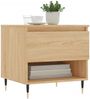 vidaXL Couchtische 2 Stk. Sonoma-Eiche 50x46x50 cm Holzwerkstoff 830899 Bild 3