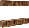 vidaXL TV-Schrankset 4 pcs Altholz 37 x 37 x 107 cm Holzwerkstoff 3393534 Bild 2