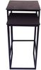 Beistelltisch >1080< in Schwarz, Aluminium - 30x51,5x30cm (BxHxT) Bild 4