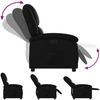 vidaXL Relaxsessel, Kunstleder, Schwarz 3205444 Bild 4