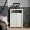 Highboard mit 2 Türen, weiß NAVA-129 Bild 3