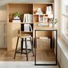 Computertisch mit Regal & Schrank, Natur, 120x50x120 cm Bild 4