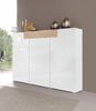 INOSIGN Highboard Toledo,Breite 147,5 cm,trendige Hochkommode mit 3 Türen 1SK, Hochschrank mit viel Stauraum, stylische Hochglanzfronten Bild 3