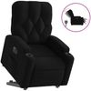 vidaXL Relaxsessel mit Aufstehhilfe Elektrisch Schwarz Stoff 3204736 Bild 2