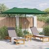vidaXL Garten-Sonnenschirm Grün 370 x 197 x 239 cm 42003368 Bild 4