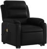 vidaXL Massagesessel mit Aufstehhilfe Elektrisch Schwarz Kunstleder 3205063 Bild 3