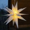 GartenHero LED Stern LED Weihnachtsstern Adventsstern Leuchtstern Fröbelstern Weihnachten, LED fest integriert, warmweiß Bild 3
