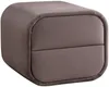 Vente-unique - VENALORA Bedside table Stoff Schokoladenbraun - B 42 cm x H 38,5 cm x L 45,5 cm Bild 2