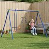 vidaXL Outdoor Schaukelset Mehrfarbig 263 x 185 x 185 cm Stahl und PE 3429825 Bild 1