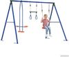 vidaXL Outdoor Schaukelset Mehrfarbig 263 x 185 x 185 cm Stahl und PE 3429825 Bild 3