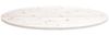 vidaXL Tischplatte Weiß 110x55x2,5 cm Massivholz Kiefer Oval 824336 Bild 3