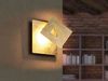 Trio Leuchten LED Wandleuchte Leano 6W, warmweiß goldfarbig Metall Bild 5
