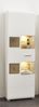 Vitrine Friedberg / Fun Plus, Glas, Holzwerkstoff, Weiß, 65 x 205 x 37 cm Bild 2