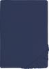 biberna Jersey-Elastic-Spannbetttuch 0077866, marine, 1x 120x200 cm - 130x220 cm Bild 5