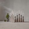 Kerzenleuchter ,Midja', LED, 5-armig, Holz in Wallnuss-Optik Bild 5