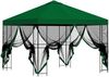 vidaXL Garten Pavillon mit Seitenwänden 3x3 m Grün 900341 Bild 4