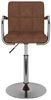 vidaXL Barhocker Braun Stoff [334546] Bild 4