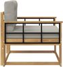 vidaXL Outdoor Mittelsofa Polyester Weiß 3439020 Bild 4