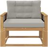 vidaXL Outdoor Mittelsofa Polyester Weiß 3439020 Bild 3
