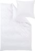 Uni-Mako-Satin - Curt Bauer Uni 135x200 + 80x80 cm-0000 weiß Bild 5