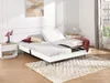 Vente-unique - CASSIOPEE Bett Holz, PlatteStoff Weiß - B 90 cm180 cm12 cm x H 13 cm35 cm16,5 cm x L 200 cm71 cm Bild 2