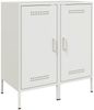 vidaXL Sideboards 2 Stk. Weiß 36x39x79 cm Stahl 843023 Bild 2