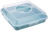 keeeper Sandwich-, Kuchen- und Muffin-Butler, Polypropylen, Rechteckig, Enrico, Nordic Blue (Blau), 43 x 29,5 x 10,5 Bild 2