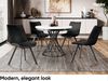 MEBLINI Esstisch Rund Ausziehbar aus Metall - 100-138x77cm - LUCO - Artisan Eiche/Schwarz Matt - Loft - Esszimmertisch Modern - Küchentisch - Ausziehtisch - Round Dining Table - Esszimmertische Bild 3