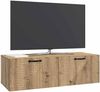 vidaXL Wandmontierter TV-Schrank Artisan-Eiche 98 x 41 x 30 cm 898704 Bild 3